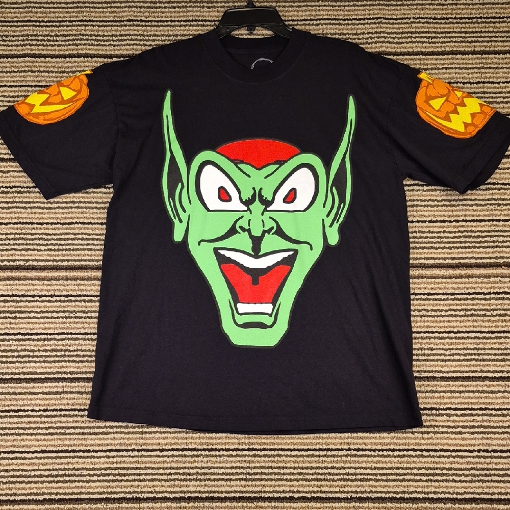 ASSPIZZA Christmas Goblin‎ 50 States Tour 2023 Black Cotton Large Mens T Shirt